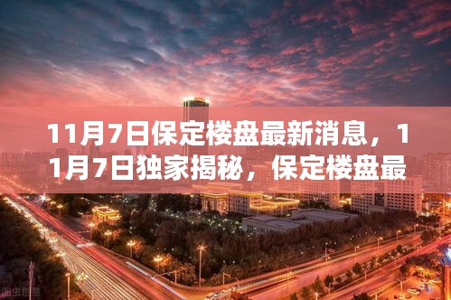 独家揭秘，保定楼盘最新动态抢先看，11月7日最新消息速递