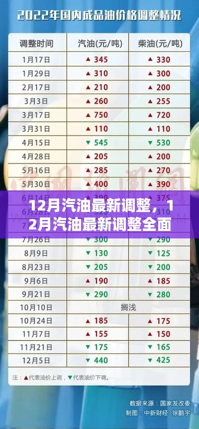 12月汽油最新调整全面解析，特性、使用体验与竞品对比评测