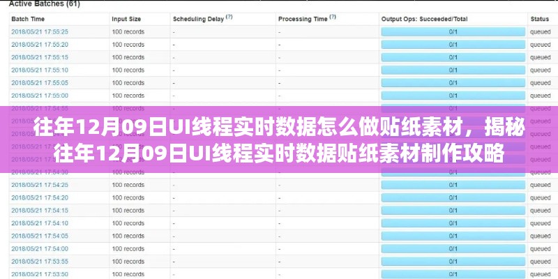 揭秘，往年12月09日UI线程实时数据贴纸素材制作攻略与技巧分享！