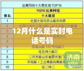 实时电话号码，了解十二月最新动态