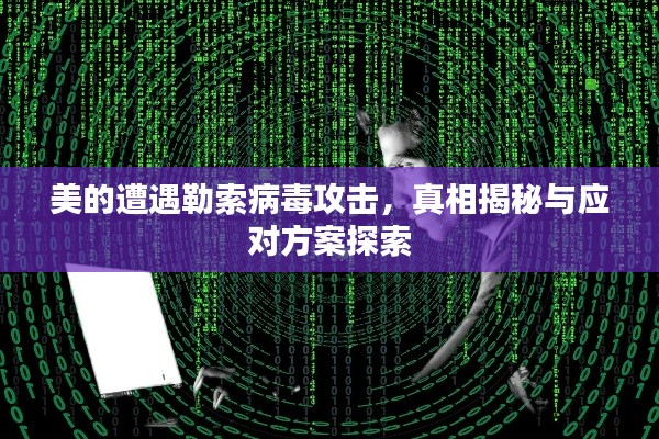 美的遭遇勒索病毒攻击，真相揭秘与应对方案探索
