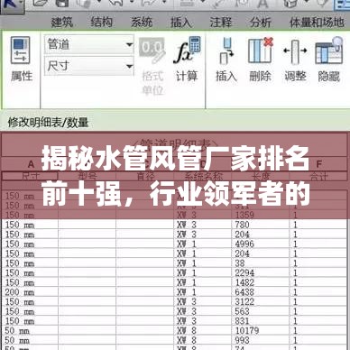 揭秘水管风管厂家排名前十强，行业领军者的权威解析与深度洞察