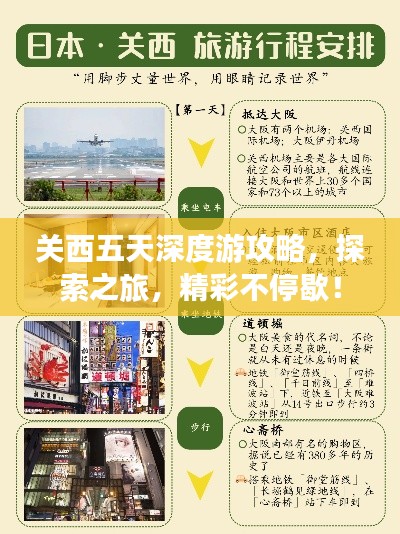 关西五天深度游攻略，探索之旅，精彩不停歇！