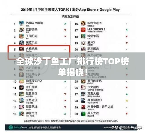 全球沙丁鱼工厂排行榜TOP榜单揭晓！