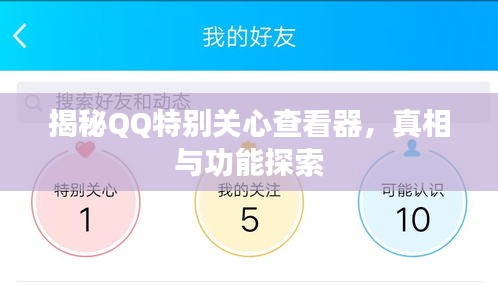 揭秘QQ特别关心查看器，真相与功能探索